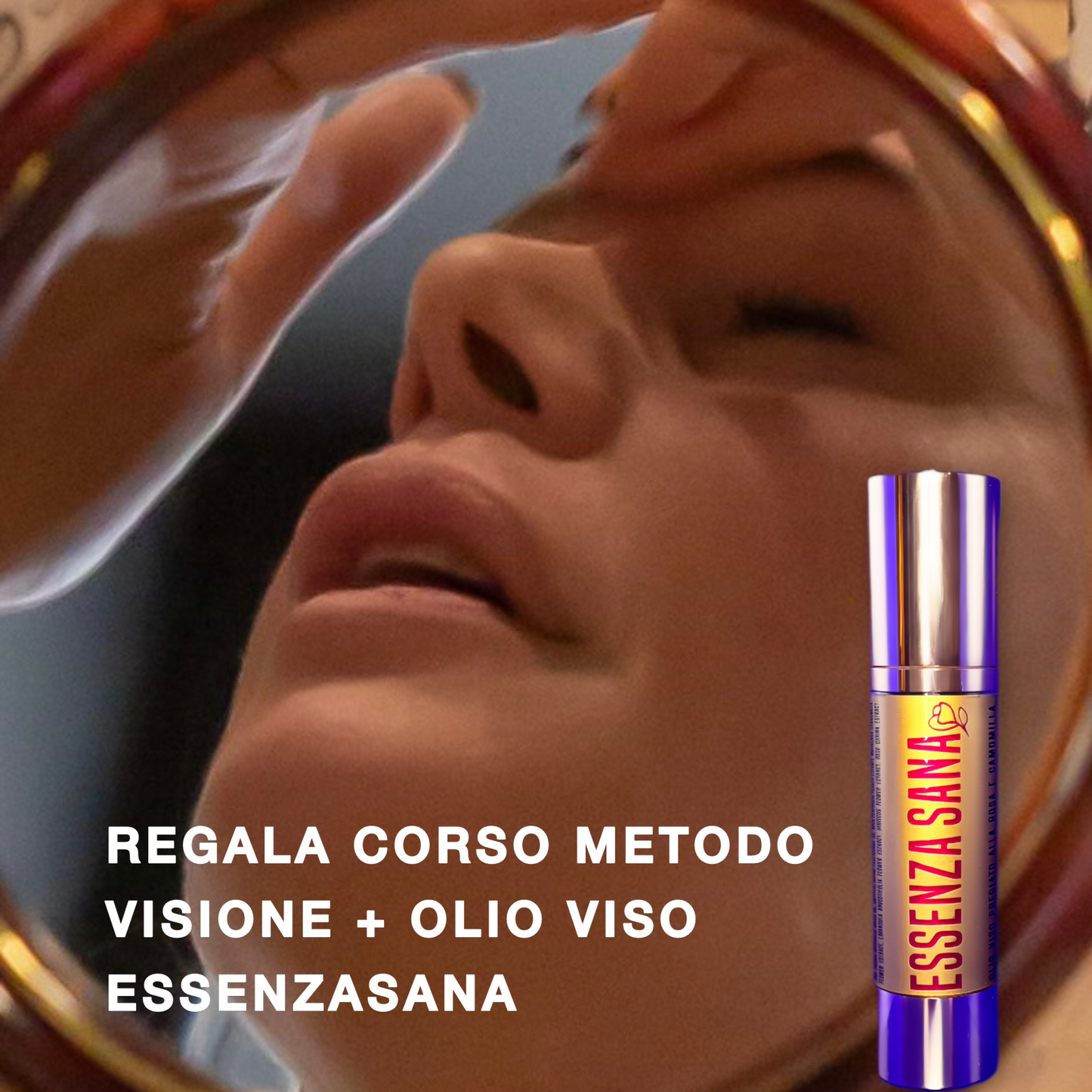 BUONO REGALO ✨Acquista il corso METODO VISIONE Face Yoga con o senza ESSENZASANA olio viso e REGALA A CHI VUOI TU! Scegli il buono da 99€ per regalare solo il corso o quello da 142€ corso+olio Essenzasana